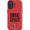 San Diego State University Aztecs Red iPhone 16 Plus Impact Case
